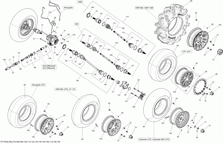  BRP Renegade 500 EFI, 2015 - 12t1511a