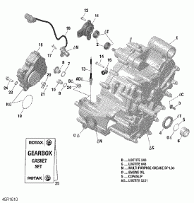 01-  Box   - Gbps - Xmr 1000r Efi (01- Gear Box Assy - Gbps - Xmr 1000r Efi)