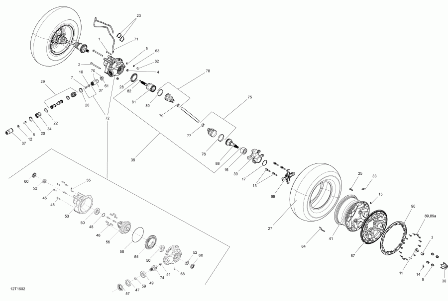  - Drive System, Front All Models