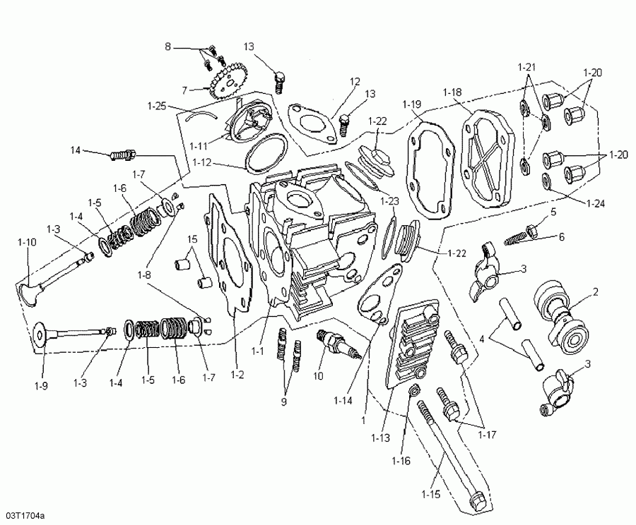 DS 70, 2017 - Cylinder Head And Intake Manifold