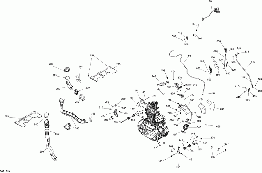 ����������  Outlander 6X6 T3 650 EFI, 2018 ������ - ���������