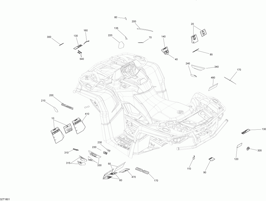  BRP Outlander 570 EFI, 2018 -  Outlander 450-570