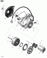 03-    - 850 Efi (outlander) (03- Magneto And Electric Starter - 850 Efi (outlander))