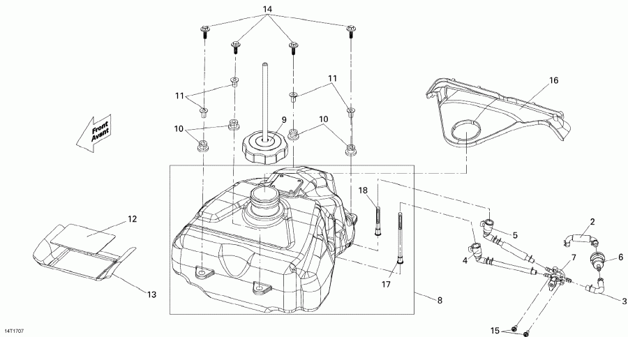 ATV   DS 250, 2018 - Fuel System