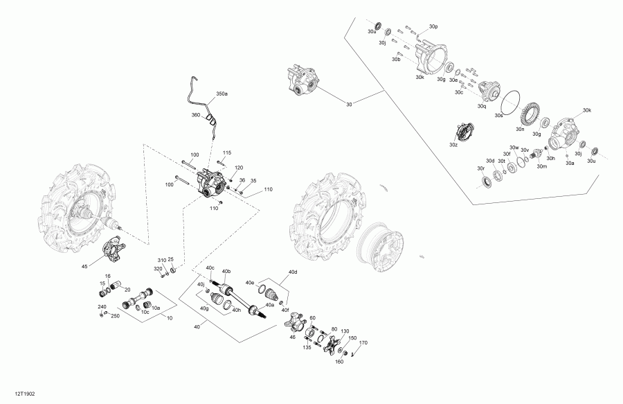  003 - Outlander 1000R EFI - North America, 2019 - Front Drive Outlander & Renegade Except Xmr