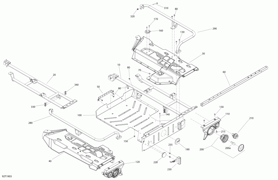   004 - Outlander MAX 6X6 - 450 EFI - T3, 2019  - luggage Rack