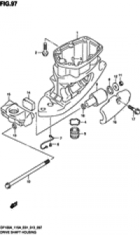 Drive shaft housing (  )