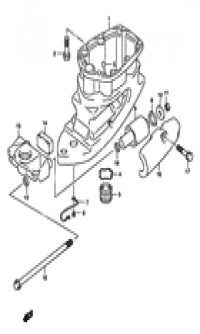 Drive shaft housing (  )