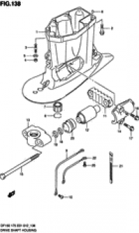 Drive shaft housing (  )