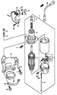 Starting motor ( )