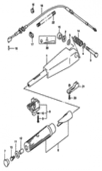 Tiller handle ()