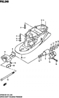 Drive shaft housing transom (   transom)