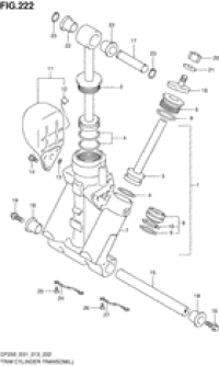 Trim cylinder transom (  transom)