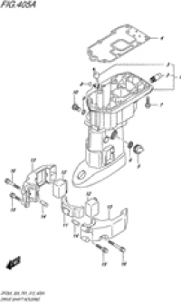 Drive shaft housing (  )