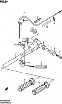 Tiller handle ()