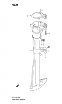 Drive shaft housing (  )