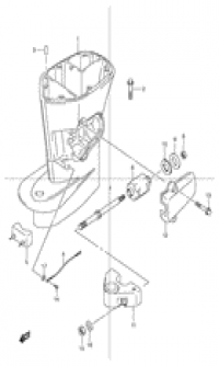 Drive shaft housing (  )