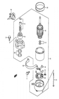 Starting motor ( )