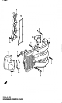 Intake manifold / silencer / exhaust cover (  /  /   )