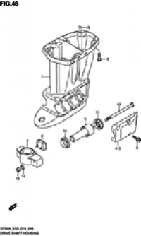 Drive shaft housing (  )