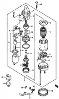 Starting motor ( )