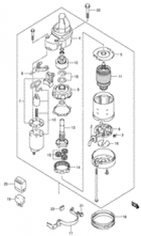 Starting motor ( )