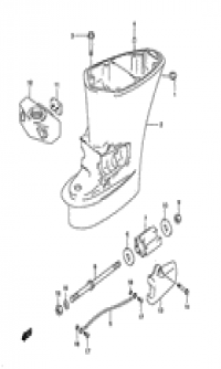 Drive shaft housing (  )