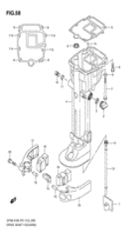 Drive shaft housing (  )