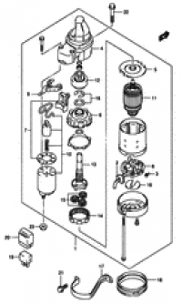 Starting motor ( )