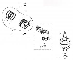     (Crankshaft / Piston)