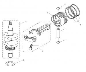     (Crankshaft / Piston)