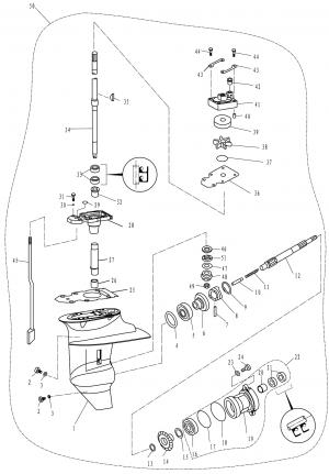     1 (Lower Housing and Drive 1)