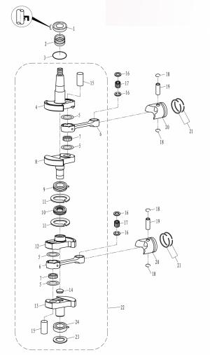     (Crankshaft / Piston)