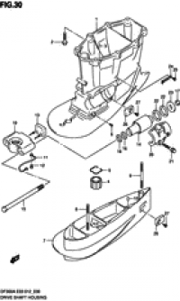 Drive shaft housing (  )