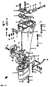 Driveshaft housing (  )