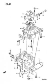 Drive shaft housing (  )