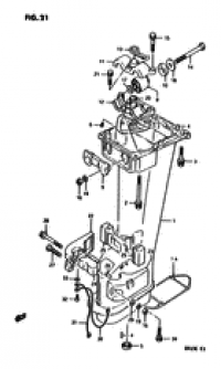 Drive shaft housing (  )