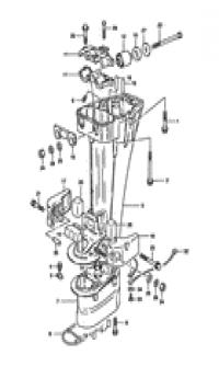 Drive shaft housing (  )