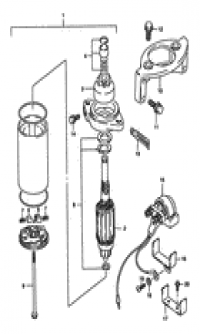 Starting motor ( )