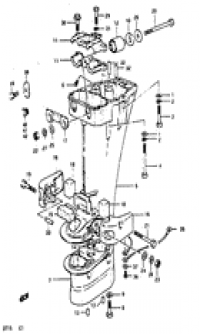 Driveshaft housing (  )