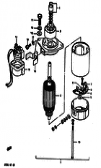 Starting motor ( )