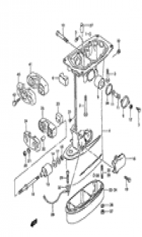 Driveshaft housing (  )