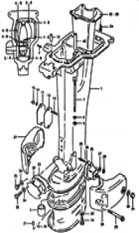 Driveshaft housing (  )