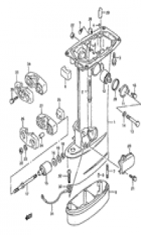 Driveshaft housing (  )