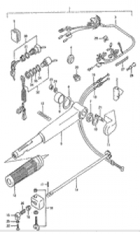 Tiller handle ()