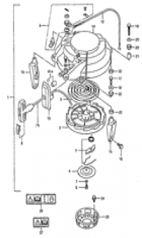 Recoil starter ( )