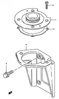 Oil seal housing ( )