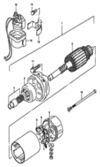 Starting motor ( )