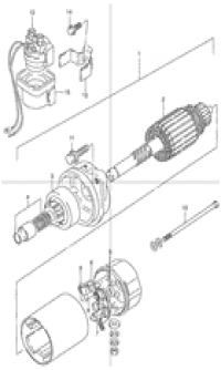 Starting motor ( )