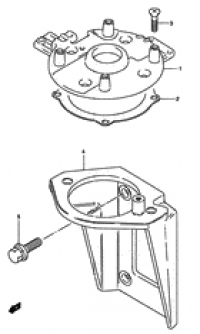 Oil seal housing ( )